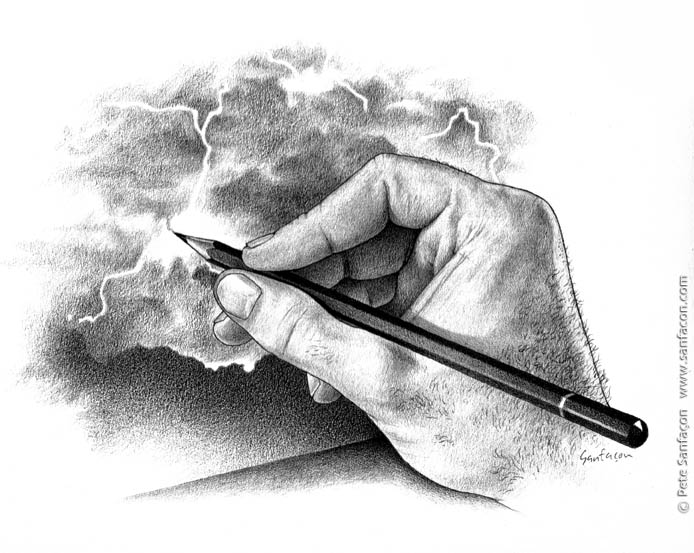 hand drawing paper , Pencil Sketch, Pencil Sketch - Arthub.ai